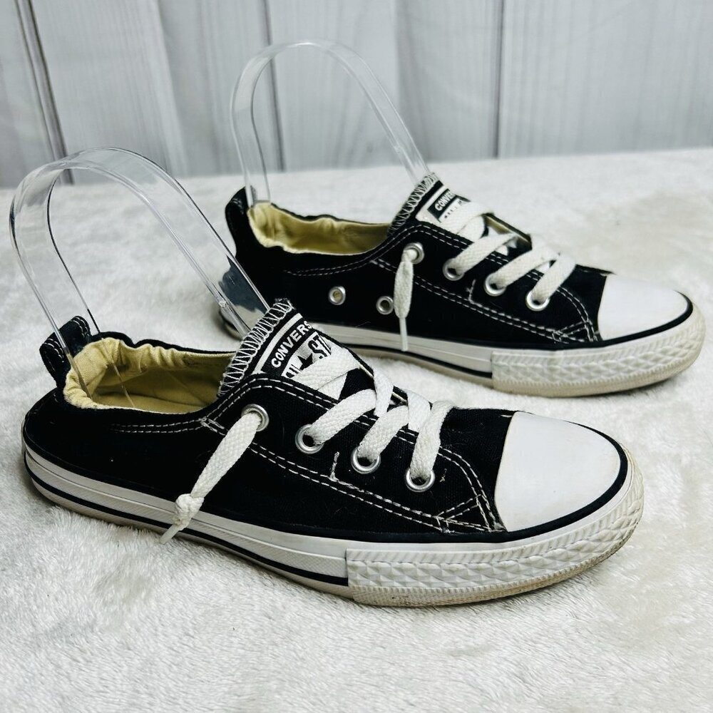 Converse Chuck Taylor All Star Shoreline Junior Size 2 Sneakers Black 647741F